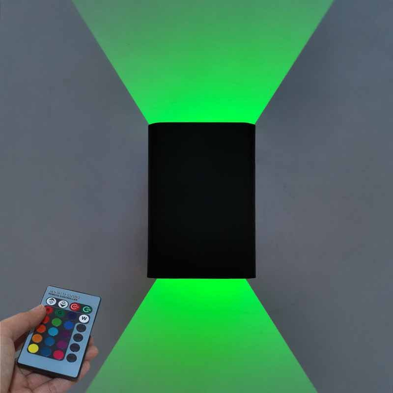 Moderne 5W LED Up Down Wandleuchte RGB Schlafzimmer Nachttisch