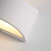 Neue hängende Wandleuchte, moderne Headboad-Wandleuchte, gebürstetes Nickel, Dekor, Hotel-USB-Wandleuchte, gebogenes Metall, individuell leuchtend