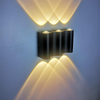 LED-Wandleuchte, Aluminium, für den Außenbereich, IP65, wasserdicht, nach oben und unten, Wandleuchte, für Zuhause, Treppe, Schlafzimmer, Nachttisch, Korridor, 4/6/8 W, 2 Jahre Garantie