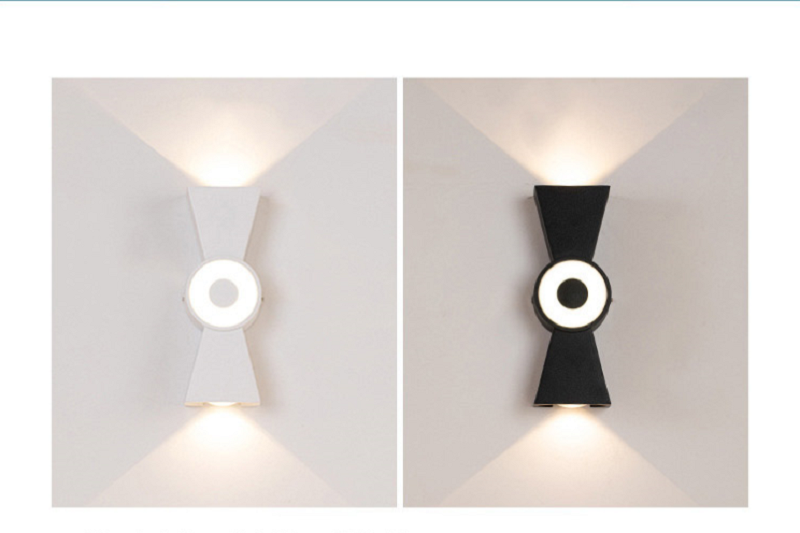6W LED Wasserdichte Outdoor-Auf- und Ab-Beleuchtung Garten Hornform IP65 Loft-Wandleuchte Outdoor-LED-Wandleuchte modern