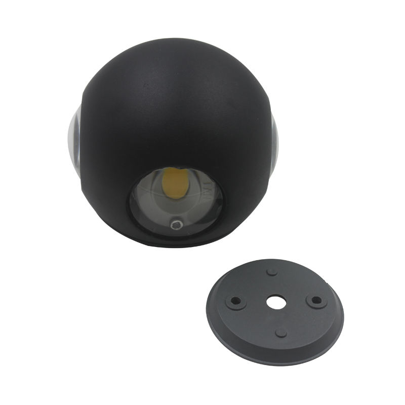 NEUE Ankunft Ball Lichter Outdoor Unten Licht Multi-farbe Lichter Externe Wand Lampen Leuchte LED Wandlamp LED Wand Lampen