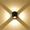4W Kleine NEUE Ankunfts-Kugelleuchten für den Außenbereich, mehrfarbige Lichter, Außenwandleuchten, Leuchte, LED-Wandleuchte, LED-Wandleuchten