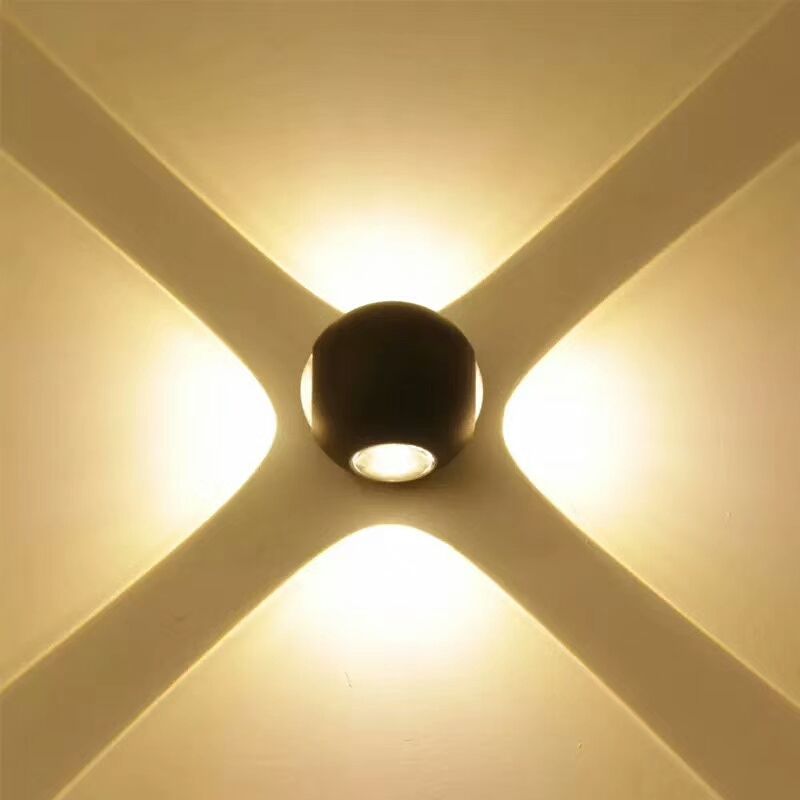 4W Kleine NEUE Ankunfts-Kugelleuchten für den Außenbereich, mehrfarbige Lichter, Außenwandleuchten, Leuchte, LED-Wandleuchte, LED-Wandleuchten