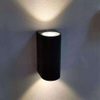 12 W Säulen-Doppelkopf-wasserdichte Wandleuchte, einzigartige Nachtlampe, IP65 wasserdichte Wandleuchte für Garten- und Hofdekoration