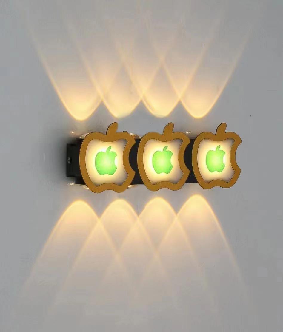 Außenwandleuchte, Außenwandleuchte, Blume, runde Lampe, Villa, Eingang, im Freien, wasserdichte Wandleuchte, Balkon, LED-Außenbeleuchtung