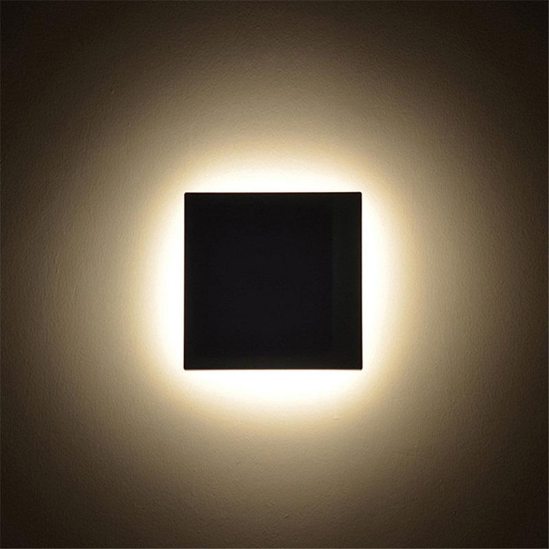 8W 12W 15W Modernes LED-Licht LED-Mondlichter in runder oder quadratischer Form Hochwertige Innen-Nachtlicht-Nachttischlampen Innenwandleuchte