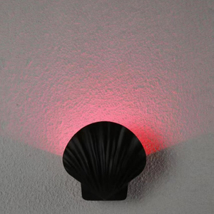 5W NEUE wasserdichte Lampe RGB-Lichtfarbe LED-Wandleuchte moderne LED-Wandleuchte Außen-Innenleuchte Loft Garten Muschellampe