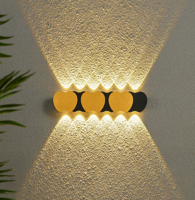 Neue Korridor Treppen Beleuchtung LED Wand Lampe Im Freien Wasserdichte IP65 Oben Und Unten Wandleuchte Acryl Licht Garten Lichter 220 V