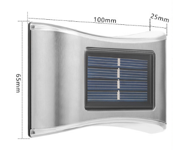 Solar-Außenwandleuchten, Solar-Wandleuchten, Außen-Solarlampe, Garten, Rasen, Solarleuchte, Großhandelspreis für Haustür, Hof, Garage, Garten