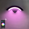 Tuya Controller APP Smart Life Outdoor-LED-Beleuchtung Wandleuchte Einstellbare Oberflächenmontage Black Cube Wandleuchte