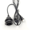 Leitungskabel 303/304/317/301 Dimmer-Netzkabel/Doppelknopfschalter EU-Steckerkabel für LED-Glühbirne/Schreibtischleuchte USA E26 AU