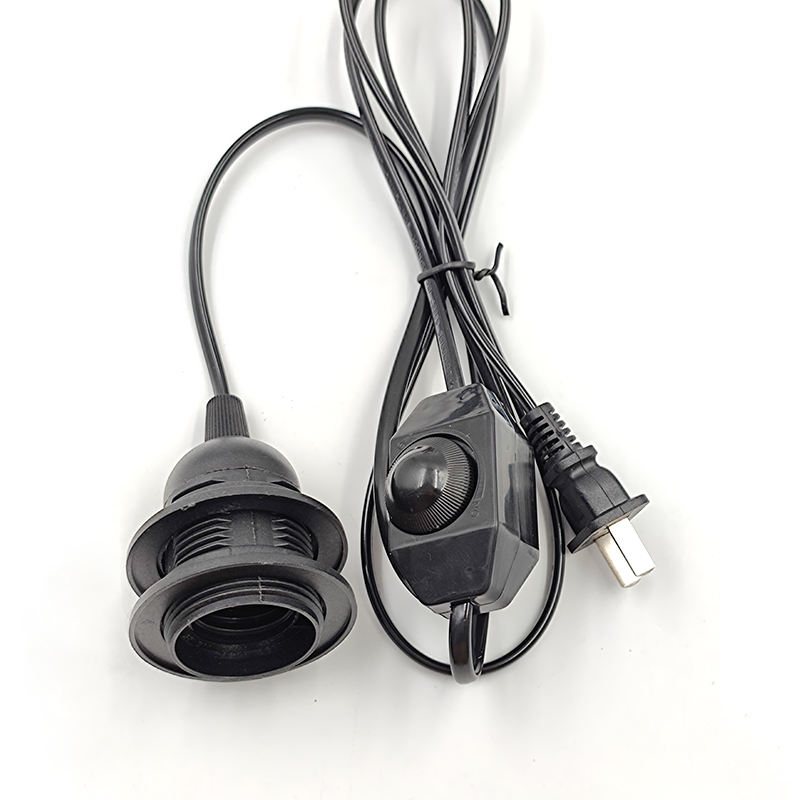 Leitungskabel 303/304/317/301 Dimmer-Netzkabel/Doppelknopfschalter EU-Steckerkabel für LED-Glühbirne/Schreibtischleuchte USA E26 AU