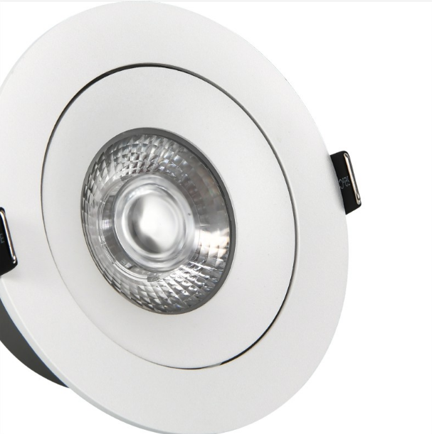 China Fabrikpreis CE ERP Runde kleine Panelleuchte 5W 7W Tageslicht-LED-Deckeneinbauleuchte Decken-Mini-LED-Spotlicht
