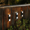 Superhelle IP65-wasserdichte Außen-Haushalts-Garten-Yard-Dekorations-Beleuchtung nach oben und unten 6-LED-Solar-Wandleuchte