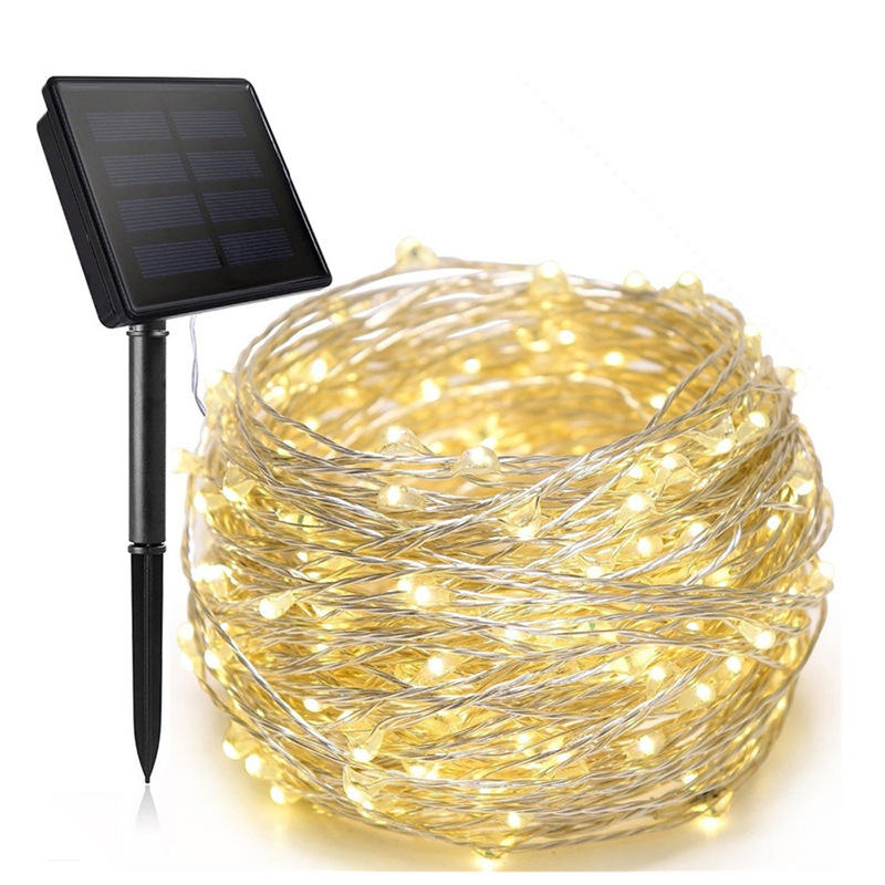 Solar String Fairy Lichter 200m Weihnachten Lichter Wasserdichte Outdoor Girlande Solar Power Lampe Weihnachten Für Garten Dekoration.