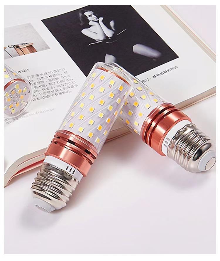 5W LED E14 Glühbirne dreifarbige Temperatur Maisbirne 12W 16W 18W Kronleuchterbirne für Innenwandleuchte