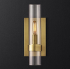 Neue chinesische postmoderne Beleuchtung Luxus Kupfer Wandlampe Nordic Retro Woonkamer Slaapkamer Gangpad Achtergrond Wandlampe