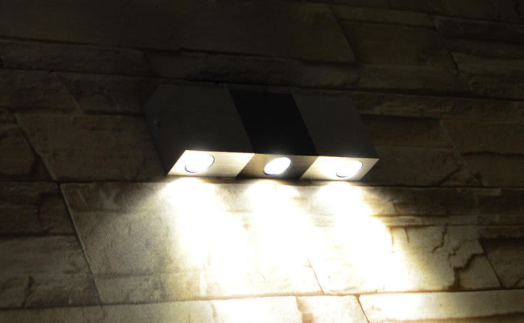 3W Led Aluminium Wand Lampe Quadratische Wandleuchte Restaurant Wohnzimmer Schlafzimmer Nacht Innen Rechteckige Wand Lampe