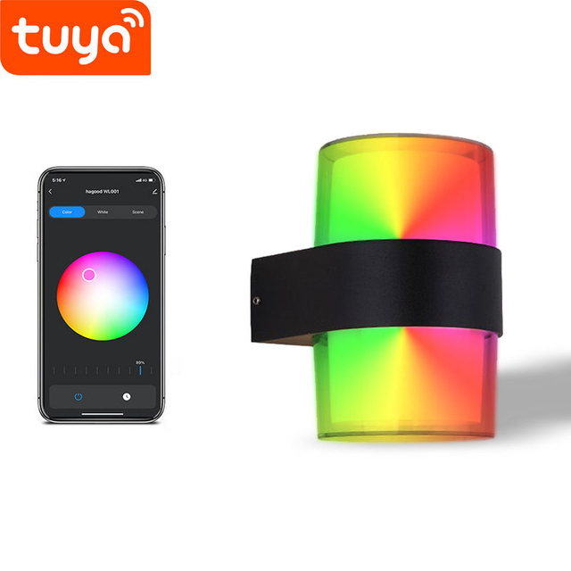 Tuya WIFI Smart Sprachsteuerung RGBW Dimmbare LED-Deckenleuchte Runde Deckenleuchte Arbeitet mit Google Home APP-Steuerung Fabrikpreis