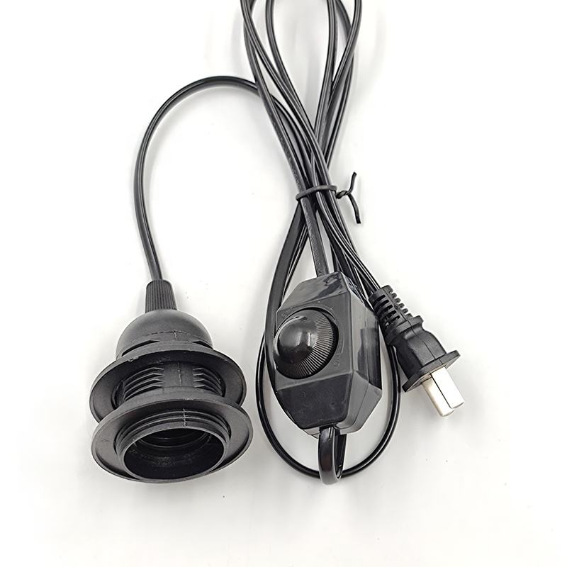 110V 220V 301 Dimmschalter Dimmbarer Schalter E26 E27 Elektrischer Kabelstecker Schalter und Draht 0,75 mm 0,5 mm 0,35 mm E26 Lampenfassung