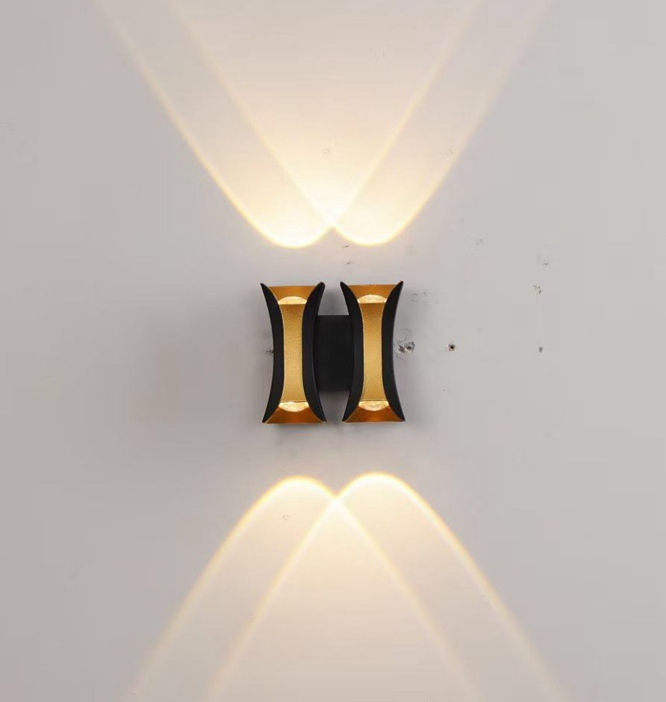 Gartenglas-Wandlampen, Außenleuchte, Retro-IP65-wasserdichte LED für Haus, Veranda, Korridor, Gateway und Tor, Terrasse
