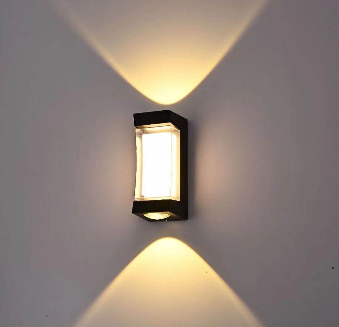 6W 12W LED Moderne Outdoor Wasserdichte Wand Lampe Innen Schlafzimmer Wohnzimmer Balkon Wand Licht Hause Beleuchtung Aluminium wandleuchte