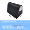 Moderne wasserdichte Outdoor 2W LED Wandleuchte IP65 Aluminium UP And Down Wandleuchte Garten Veranda Wandleuchte Dekoration Licht 110V 220V