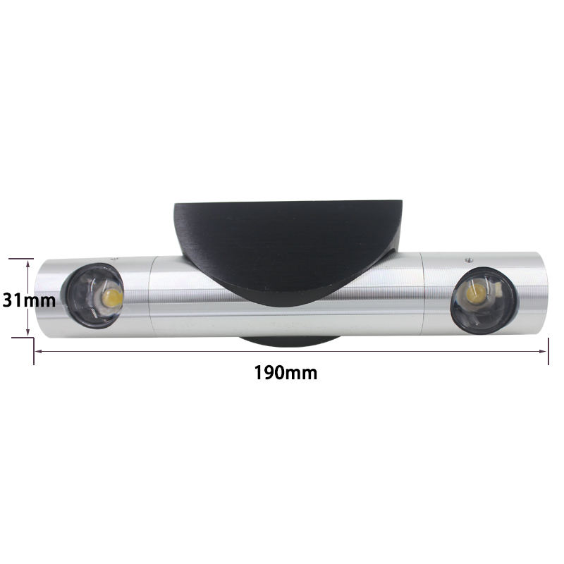 2x3W AC85-265V 360 Grad Rotation LED Wand Leuchten Lesen Wand Lampe Spiegel Beleuchtung Treppen Licht Moderne wandleuchte