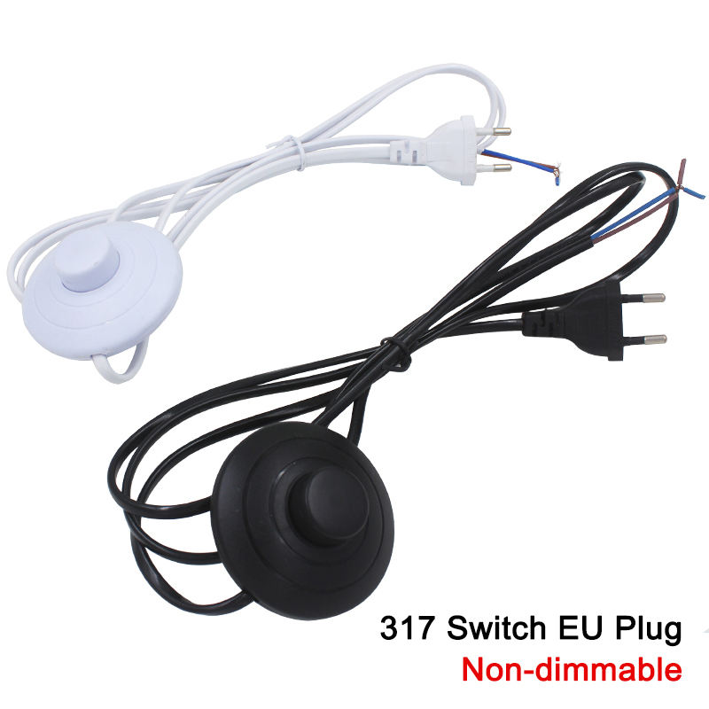 EU US UK E27 Netzkabel Glühbirne Basishalter Verlängerungskabel LED-Lampe Schalter Draht elektrische Steckdose Stecker Konverter 110 V 220 V