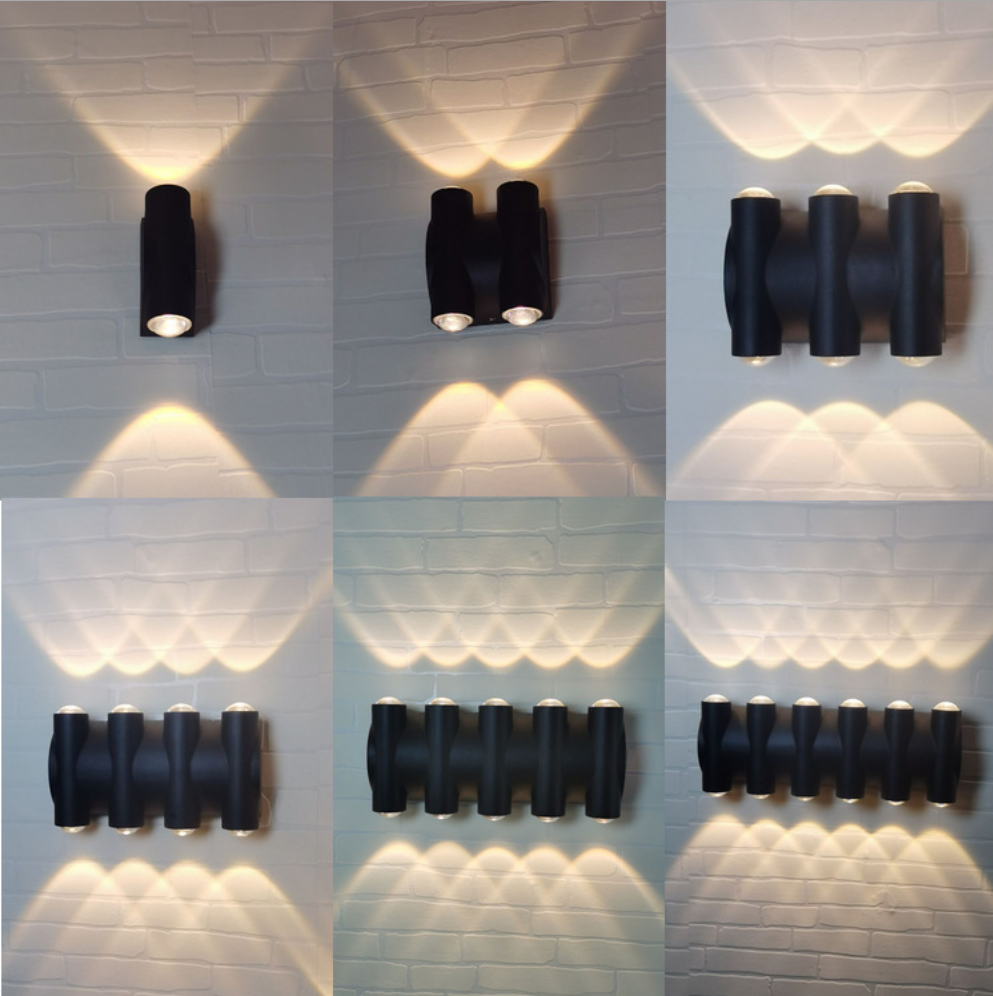Moderne Wandleuchten, 12 W, LED-Raumwandleuchten, Aluminium-Wandbeleuchtungslampen für Wohnzimmer, Schlafzimmer, Flur