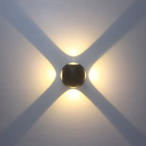 NEUE Ankunft Ball Lichter Outdoor Unten Licht Multi-farbe Lichter Externe Wand Lampen Leuchte LED Wandlamp LED Wand Lampen