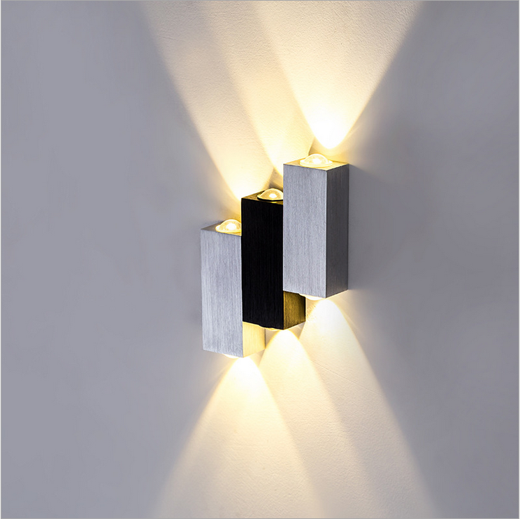 LED-Wandleuchte, Treppenhaus-Wandleuchte, Fabrikversorgung, 6 W, Aluminium-Innenwandleuchten, Herstellung dekorativer Beleuchtung
