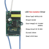 8–50 W LED-Lampentreiber, Lichttransformator, Eingang AC175–265 V, Netzteil, 220 mA Strom für LED-Spot-Glühbirnen-Chip