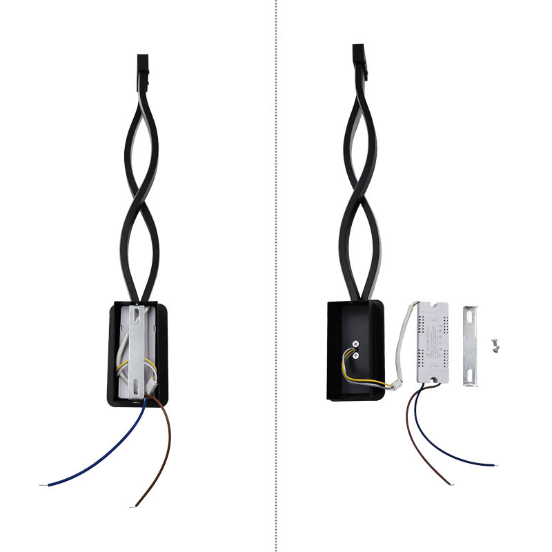 2,4 G Langwellen-Wandleuchte mit Controller, LED-Wandleuchte, minimalistische Wohnzimmer, Treppenhaus, Schlafzimmer, Betten, Nachttischlampe