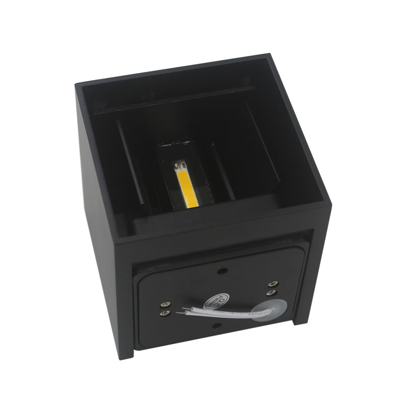 Dimmbare, wasserdichte IP65-Lesewandleuchten, quadratische Würfel-LED-Wandleuchte, nach oben und unten, Factory Outlet, Decora, Sicherheit, angemessener Preis