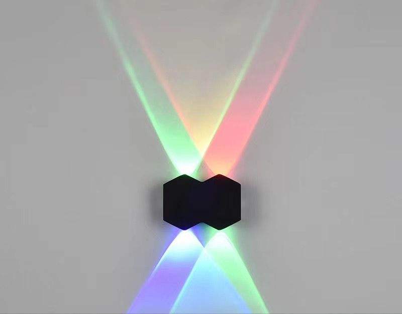 4W 6W 8W Schwarz 001 Wasserdichte Wandleuchte Beliebtes Design Up And Down Wandleuchte Hotellampe LED Wandleuchten
