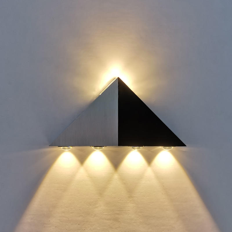 LED Dreieck Wandleuchte 5W Innen Wohnzimmer Wandleuchte AC85-265V Aluminium Treppen Gang Wandleuchte Hochleistungsleuchten