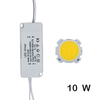 LED-COB-Lampenperle, 10 W-30 W, Lichtquellenchip + LED-Treiber, Netzteil, kalt/warm/natürliches Weiß für DIY-LED-Spotlicht