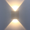Außen verstellbar nach oben und unten, Korridor, Würfel, Zylinder, Garten, Hotel, wasserdicht, Cob-LED-Wandlampen, 220 V, Beleuchtung nach oben und unten