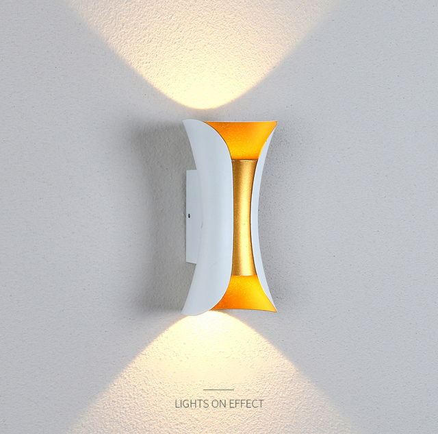 10w Neue Große Größe Design Urlaub Dekoration Luxus Outdoor Indoor Wasserdichte Wand Lampe LED Wand Halterung Licht IP65