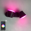9W LED-Wandleuchten App-Steuerung LED-Leuchten Intelligente Wandleuchte Handy-Steuerung Wandleuchte Teetassenform kann gedreht werden TUYA APP-Steuerungsleuchten