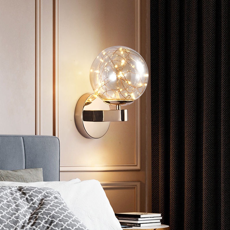 Neue sternenklare Nachtwandleuchte Nordic kreative minimalistische Schlafzimmer Wohnzimmer dekorative Licht Treppe Gang LED Wandleuchte
