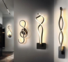 Moderner Stil, dekorative Wohnzimmer-Schlafzimmer-Wandlampe, kreative Aluminium-Wandlampe für den Innenbereich, nordische LED-Wandlampe