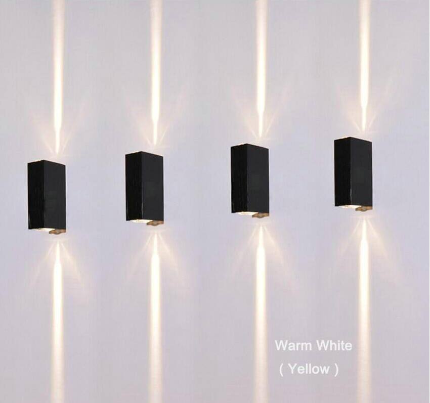 Neue LED-Wandleuchte im Freien, wasserdichte Korridor-Wandbeleuchtung, Aluminium-Außenbeleuchtung