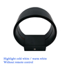 5W AC85-265V Innenkreis-Wandleuchte RGB mit Controller für Innendekoration, hellere Lichter