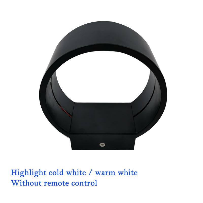 5W AC85-265V Innenkreis-Wandleuchte RGB mit Controller für Innendekoration, hellere Lichter