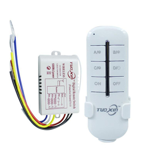 Drahtlose Fernbedienung Schalter Smart Home Kristall Lampe Segment Controller 3-weg Digital LED Licht Digital Schalter Großhandel