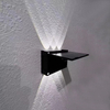 6W Solar Led Licht Im Freien Wasserdichte Solar Hight Lichter Wand leuchte Intelligente wand lampe solar wand Außen lampe