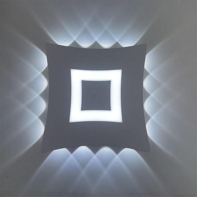 Moderne Wandleuchte Cube Led Wandleuchte Lampe Wasserdicht IP65 Innenwandleuchte 110 V 220 V Für Badezimmer Außenbeleuchtung 4 Watt 6 Watt 8 Watt