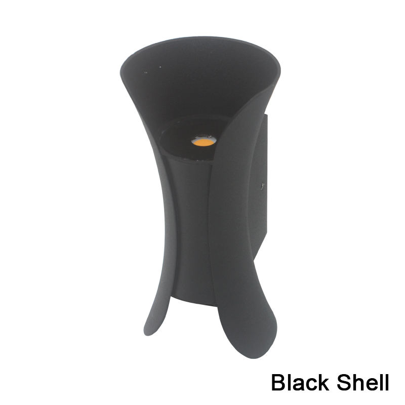 IP65 LED-Wandleuchte für den Außenbereich, wasserdicht, Gartenbeleuchtung, Aluminium, AC86-265, Innenwandleuchte für Schlafzimmer, Wohnzimmer und Treppen